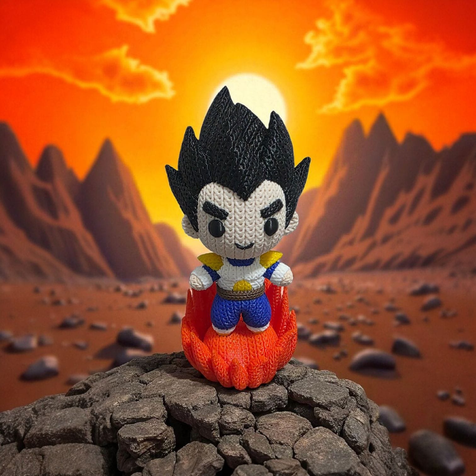 Vegeta Knitted - Crochet
